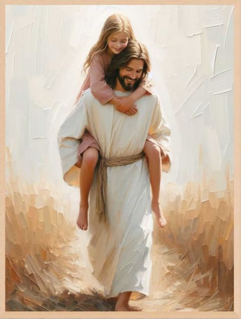 God And His Daughter Picture, Jesus Hugging Blonde Girl, God And Me Pictures, Jesus And Girl Wallpaper, Jesus Holding Woman, Jesus And Daughter, Jesus Comforting Pictures, Jesus With Kids, Lds Jesus Christ Pictures