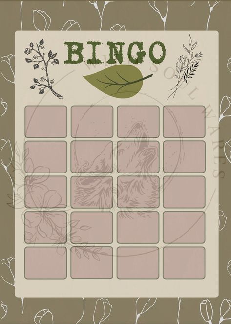 Cozy Cottagecore Forestcore Grandmacore Aesthetic Summer Spring Bucket List Bingo Card Bingo Template Aesthetic, Autumn Bingo, Camping Bingo, Grandmacore Aesthetic, Cozy Aesthetics, Bingo Books, Spring Bucket List, Road Trip Bingo, Summer Bingo