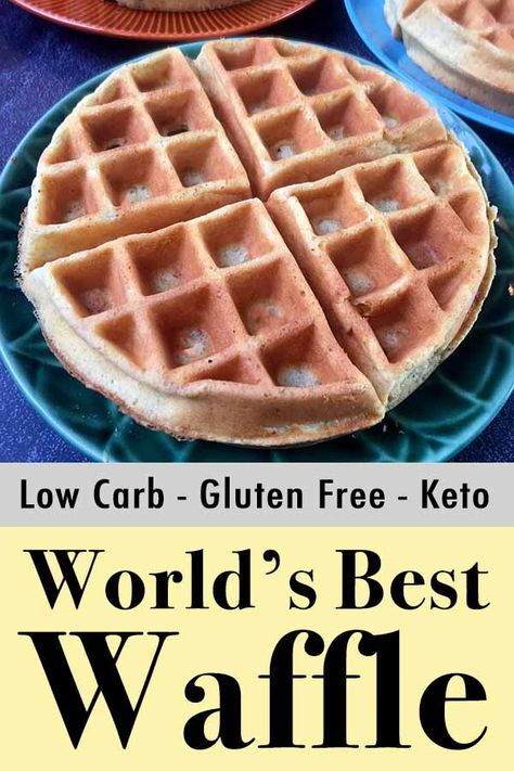 Keto Belgian Waffles, Best Keto Waffles, Low Carb Pancake, Best Waffles, Waffle Batter, Pancake And Waffle, Keto Waffles, Low Carb Waffles, Desayuno Keto