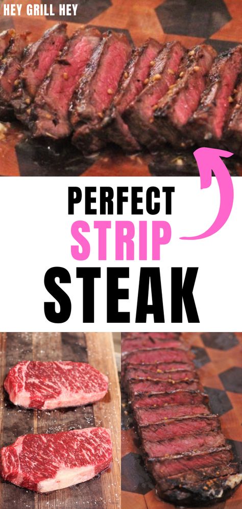 Marinade For New York Strip Steak, Kansas City Strip Steak Recipe, Grilled New York Strip Steak, Beef Loin Strip Steak Recipes, Blackstone New York Strip, Smoked New York Strip Steak, Bone In Strip Steak Recipe, Ny Strip Steak Recipes Grilled, New York Strip Steak Recipes Oven