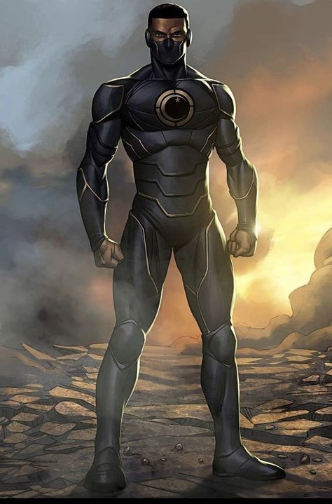 Black Superhero Concept Art, Black Suit Concept Art, Super Soldier Oc, Superhero Suit Concept Art, Black Superhero Suit, Villian Suits, Black Superhero Oc, Super Hero Oc Character Design, Superhero Art Oc