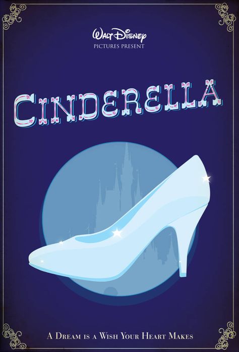 Cinderella by AFineFrenzy Disney Poster, Disney Movie Posters, Famous Castles, Disney Posters, Minimal Movie Posters, Walt Disney Pictures, Movie Posters Minimalist, Alternative Movie Posters, Disney Fun