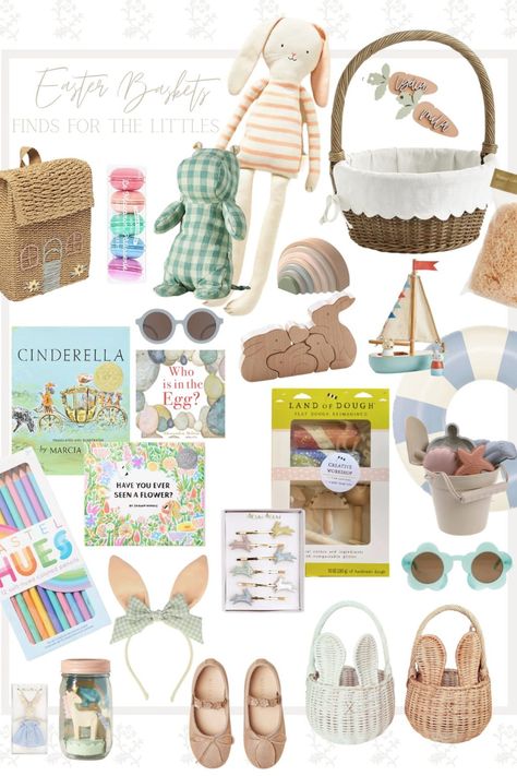 Easter Basket Gift Guide - Finding Lovely Girls Easter Basket Fillers, Cuddle And Kind Easter Basket, Easter Gift Boxes, Easter Goodies, Easter Gift Baskets, Plastic Toys, Creative Workshop, Love My Kids, Erasers