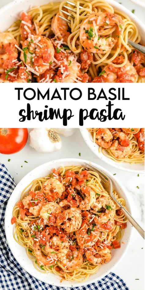 Shrimp Diced Tomatoes Pasta, Basil Shrimp Pasta Recipes, Shrimp Recipes With Tomatoes, Tomatoe Shrimp Pasta Recipes, Shrimp Pasta Recipes With Tomatoes, Shrimp Pasta Recipes Tomato, Shrimp And Basil Pasta, Shrimp And Tomatoes Recipes, Basil Shrimp Recipes