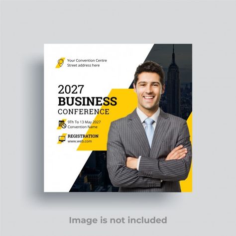 Email Marketing Inspiration, Business Conference, Illustrator Design Tutorial, Marketing Poster, Instagram Template Design, Flyer Design Inspiration, Marketing Flyers, Corporate Identity Design, Social Media Poster