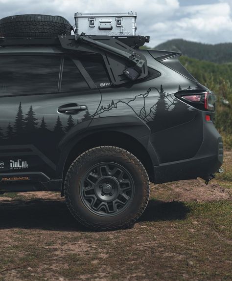 Custom Subaru Outback, Off Road Hatchback, Outback Wilderness Mods, Subaru Outback Aesthetic, Subaru Crosstrek Camping, Subaru Crosstrek Mods, Subaru Crosstrek Offroad, Subaru Outback Mods, Crosstrek Camping