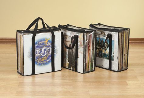 Vinyl Record Carrying Case Multimedia - $20.99 at Wayfair Dvd Storage Binder, Photo Album Storage, Dvd Holder, Cd Dvd Storage, Dvd Storage, Vinyl Record Storage, Lp Records, Record Storage, Beautiful Storage