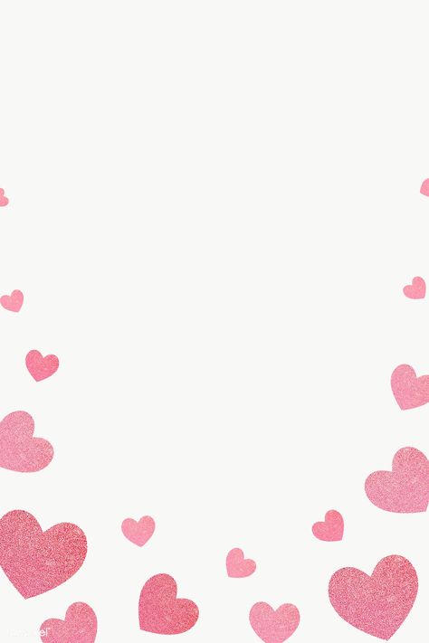 Valentine Template Design, Love Border Design, Heart Border Design, Hanging Tea Light Holders, Blank Frames, Valentine Template, Good Morning Love Gif, Frames Png, Heart Border