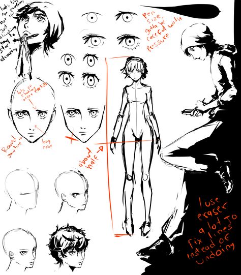 Persona 5 Beta Designs, Persona 5 Reference Sheet, Shigenori Soejima Art, Persona 5 Reference, Persona 5 Concept Art, Persona 5 Oc, Persona 5 Art Book, Shigenori Soejima, Practice Sketches