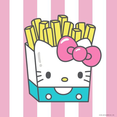 Hello Kitty on Instagram: “Happy #NationalFrenchFryDay 🍟💕” Sick Hello Kitty, Hello Kitty Vans, Hello Kitty Imagenes, Hello Kitty Tattoos, Karakter Sanrio, Hello Kitty Images, Hello Kitty Themes, Character Template, Hello Kitty Characters