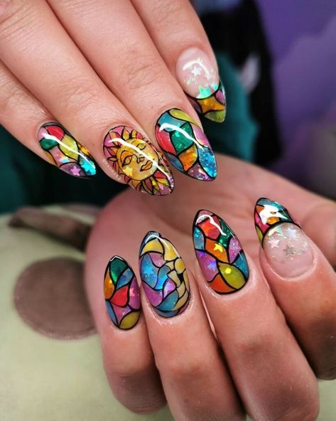 Glass Nails Art, Beach Nail, Glass Nails, Jelly Nails, Beach Nails, Elegant Nails, Fire Nails, Nail Shop, Funky Nails