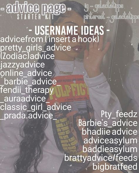 Advice Page Usernames, Asthetic Username For Girls Ig, Instragram Username For Girl, Username For Quotes Page, Asethic Username For Instagram Girl, Instagram Usernames For Girls Ideas, Ig Usernames, Cute Usernames For Instagram, Usernames Ideas