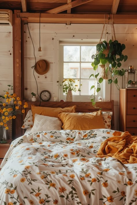 Aesthetic Room Ideas Cottagecore, Simple Guest Room Ideas Cozy, Cottagecore Farmhouse Bedroom, Cottagecore House Decor Ideas, Cottage Core Kids Room, Cottage Room Aesthetic, Boho Cottage Bedroom, Whimsy Bedroom, Cottagecore Bed