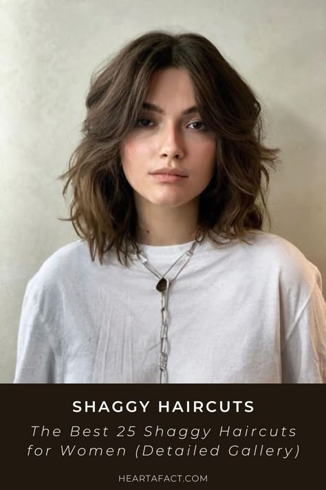 25 Trendy Aesthetic Shaggy Haircuts for Women: Your Ultimate Style Guide | The Best Stylish 25 Shaggy Haircuts for Women (Detailed Gallery) Shoulder Length Haircut For Thinning Hair, Shaggy Haircut Curtain Bangs, Short Hairstyle Layers Women, Wolfcut Women Medium, Short Haircuts For Women Wolf Cut, Women's Haircuts Medium, Medium Wolf Cut Women, Short Hairstyle Women Layers, Haircut Ideas Medium Hair