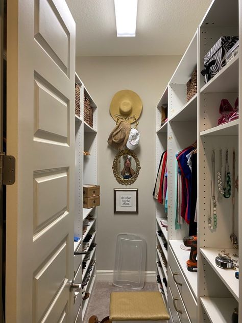 Walk In Pax Closet, Ikea Pax 13 Inch Depth Closet, Pax Closet Hack, Ikea Pax Closet Hack, Walk In Closet Ikea, Ikea Closet Hack, Diy Dressing, Storage Closets, Ikea Pax Closet