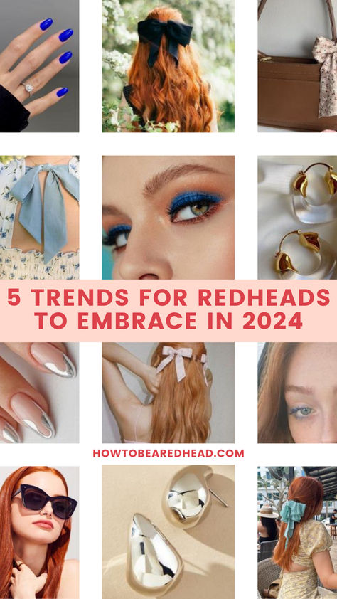 We love staying up to date on trends, and now that Pinterest has put out the 2024 trend predictions list, we’re scoping out which ones are ‘Redhead-Friendly’. Red Hair Looks Outfits, Redhead Wardrobe, Red Head Fashion, Ginger Outfits, Redhead Outfits, Red Hair Outfits, Red Hair Looks, Room 2023, Red Heads