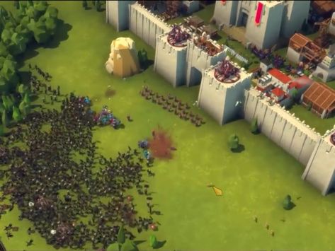 Diplomacy is Not an Option is a medieval fantasy RTS game with a touch of tower defense where you fight gigantic hordes of thousands of enemies! #videogames #gaming #games #videogames Rts Games, Huge Waves, Modern Games, Tower Defense, Age Of Empires, Medieval Fantasy, Indie Games, Fantasy World, Game Design