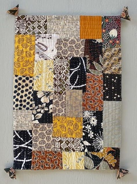 Siddi Quilts Tutorial, Kwandi Quilts Tutorial, Kawandi Quilt Tutorial, Siddi Quilts, Kawandi Quilting, Kawandi Quilts, Kantha Patchwork Quilt, Boro Stitching, African Quilts