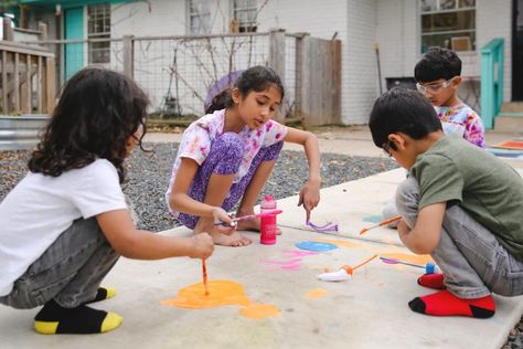 Creative Ways to Celebrate the Culture and Color of Holi With Kids | HGTV Holi Powder, Holi Celebration, Colorful Cupcakes, Hindu Festivals, Holi Festival, First Day Of Spring, Color Festival, Painted Sticks, Color Crafts