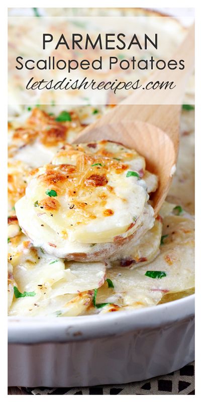 Parmesan Scalloped Potatoes, Scalloped Potatoes Recipe, Potato Side Dish, Potatoes Recipes, Scalloped Potato Recipes, Parmesan Potatoes, Potato Sides, Potato Side Dishes, Scalloped Potatoes