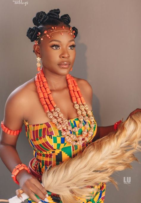 Cap Instagram, Igbo Bride, Igbo Wedding, African Wedding Attire, Traditional African Clothing, African Bride, Bantu Knots, Cute Skirt Outfits, African Traditional Dresses