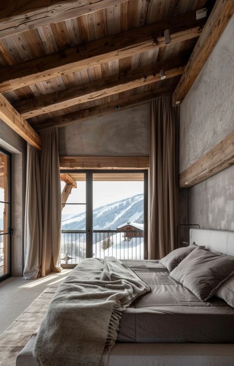 Deco style chalet : un intérieur chaleureux et enveloppant Alpine Chalet, Chalet Interior, Modern Cabin, Welcome Home, Deco Style, Interior And Exterior, Sweet Home, Cabin, Exterior