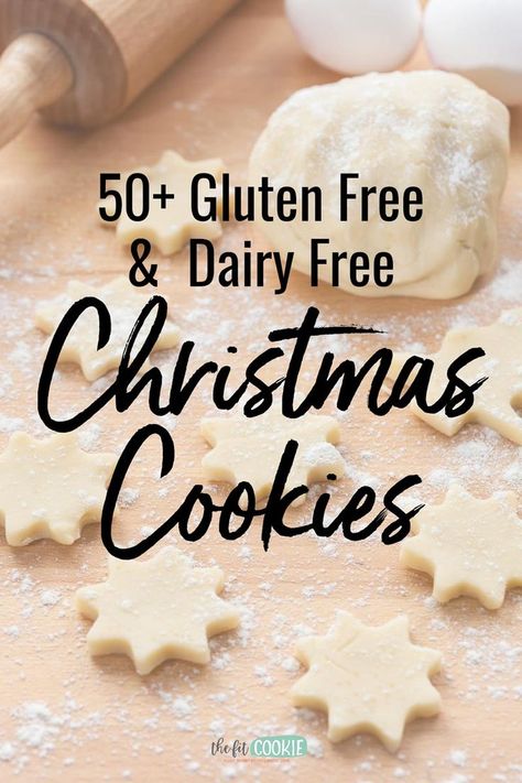 Dairy Free Christmas, Dairy Free Christmas Cookies, Gluten Free Christmas Cookies Recipes, Gluten Free Christmas Cookies, Dessert Halloween, Gluten Free Holiday, Dairy Free Cookies, Gluten Free Christmas, Paleo Low Carb