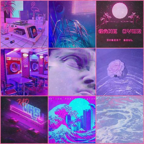 i don't think i should be here  #vaporwave #trippy #psychedelic #moodboard #aesthetic #vaporwaveaesthetic Colorful Punk Aesthetic, Character Moodboard Aesthetic, Vaporwave Moodboard, F2u Moodboards, Adopt Idea, Moodboard Aesthetic, Drawing Exercises, Aesthetic Moodboard, Vaporwave Aesthetic