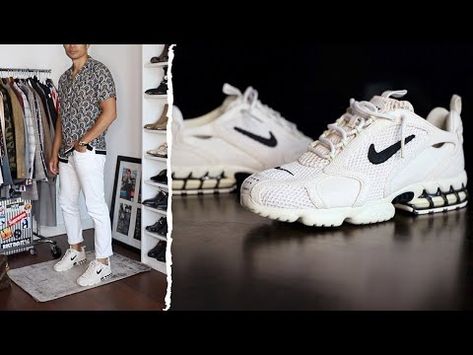 I'm reviewing the Nike Stussy Spiridon and showing you 4 easy outfit style ideas  The Nike Air Zoom Spiridon Cage 2 Stussy Fossil is one of the hottest sneakers this summer. Here are the 4 ways to style this sneaker effortlessly.  !function(w,i,d,g,e,t){d.getElementById(i)||(element=d.createElement(t),element.id=i,element.src="https://widgets.rewardstyle.com"+e,d.body.appendChild(element)),w.hasOwnProperty(g)===!0&&"complete"===d.readyState&&w[g].init()}(window,"boutique-script",document,"__bout Nike Stussy Spiridon Outfit, Stussy Spiridon Outfit, Stussy Spiridon, Stussy Fossil, Outfit Style Ideas, Nike Air Zoom Spiridon, Nike Stussy, Easy Outfit, Hot Sneakers