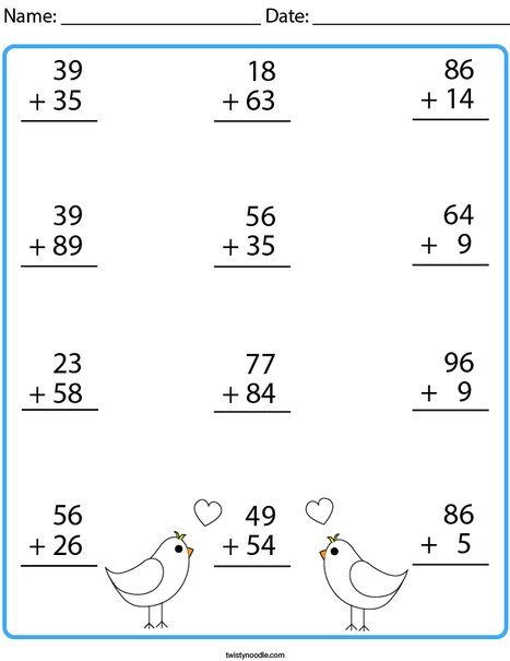 2 Digit Addition With Carry Over, Addition Work Sheets 1st Grades, Class Two Math Worksheet, 1 Class Math Worksheet, Addition Subtraction Worksheets Grade 2, Class 1 Addition Worksheet, Math Worksheet Class 1, Addition With Carrying Worksheets, Carry Over Addition Worksheets