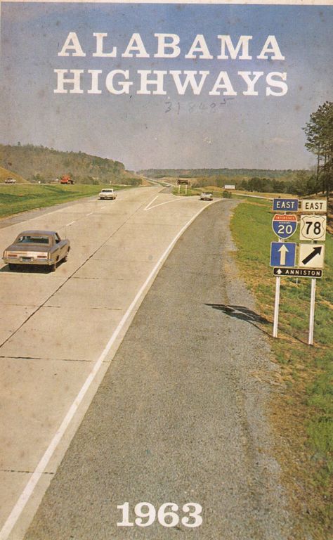 Eden/Pell City Exit off I-20 in 1963 Dixie Mafia, Gadsden Alabama, Town Inspiration, Interstate Highway, American Continent, Historical People, Historic Photos, Sweet Home Alabama, Those Were The Days