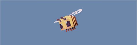 Bee Banner Discord, Minecraft Bee Banner, Minecraft Twitter Header, Anime Twitter Header, Mc Banner, Twitter Header Image, Bee Banners, Twitter Backgrounds, Team Wallpaper