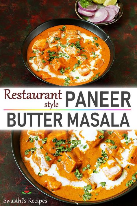 Butter Paneer Recipes Indian, Restaurant Style Paneer Butter Masala, Indian Paneer Recipes Vegetarian, Tikka Masala Paneer, Butter Panner Recipe, How To Make Paneer Butter Masala, Butter Masala Paneer, Recipes Using Paneer, Paneer Dinner Recipes