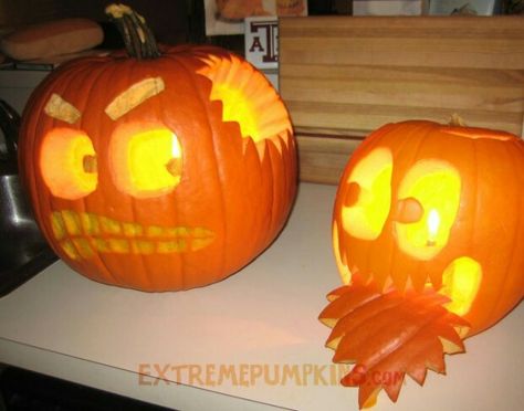 ... Hungry Pumpkin, Halloween Carving, Cute Pumpkin Carving, Halloween Pumpkin Carving Stencils, Creative Pumpkin Carving, Carved Pumpkins, Halloween Pumpkin Designs, Creative Pumpkins, Funny Pumpkins