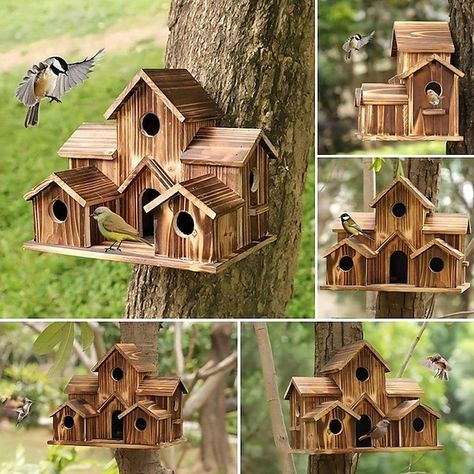 Blue bird house