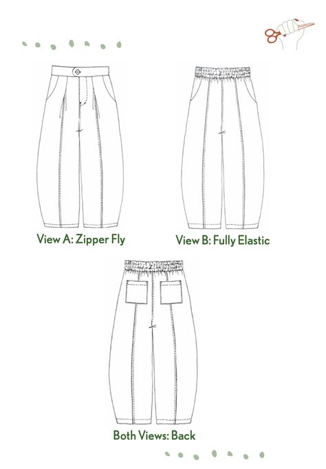 Arthur's Liberated Pants: A Sewing Tutorial Arthur Pants Sew Liberated, Arthur Pants, Lagenlook Patterns, Sew Liberated, Unique Sewing Patterns, Trouser Pattern, Sewing Shorts, 2024 Ideas, Embroidery Patchwork