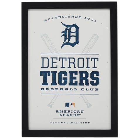 Bedroom Upstairs, Tiger Birthday Party, Tiger Birthday, Detroit Tigers Baseball, Tigers Baseball, Create A Board, Sports Birthday, Fan Cave, Wood Frame Sign