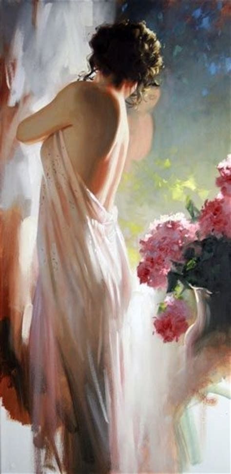 Richard S. JOHNSON, Art ✿ | Catherine La Rose ~ The Poet of Painting Richard S Johnson, Contemporary Expressionism, Richard Johnson, Woman In White, Beauty In Art, Female Art Painting, Art Institute Of Chicago, Figurative Art, Beautiful Paintings