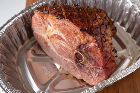 How To Cook Fully Cooked Ham In The Oven - Recipes.net Baked Ham Oven, Ham In Oven, Glazed Baked Ham, Recipes With Cooked Ham, Precooked Ham, Ham In The Oven, Ham Recipes Baked, Cooked Ham, Ham Dinner