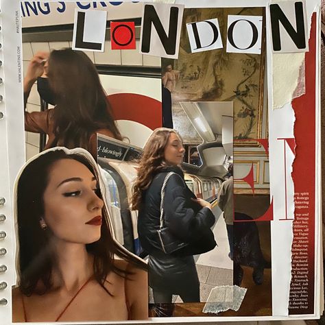 Red colour scheem collage art scraobook compertitions indea insperation text lauered ripped magazine paper photographs artwork Magazine Paper, Art Scrapbook, Inspo Instagram, Photo Scrapbook, Red Colour, Colored Paper, London City, Magazine Art, Paper Collage