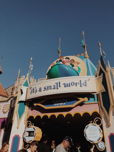 It’s A Small World Its A Small World Disney World, Small World Aesthetic, Its A Small World, It’s A Small World, World Aesthetic, Florida Adventures, Disney 2024, Disney World Magic Kingdom, Photo Board