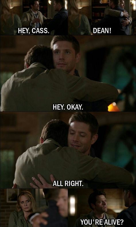 DEAN AND CASTIEL Cass X Dean, Demon Dean X Castiel, Dean Winchester And Castiel, Dean X Castiel, Best Supernatural Quotes, Mary Winchester, Supernatural Bloopers, Spn Memes, Supernatural Tattoo