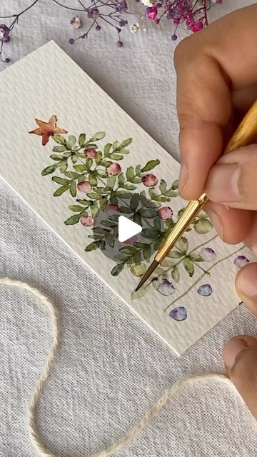 141K likes, 709 comments - watercolor_daily on October 29, 2023: "It’s time to prepare for Christmas 🎄 Postcard idea by @bluebellarts ✨Join @watercolor_daily for daily watercolor inspiration". Christmas Postcard Ideas, Postcard Idea, Watercolor Postcards, Prepare For Christmas, Watercolour Christmas, Watercolor Postcard, Watercolor Pictures, Watercolor Paintings Easy, October 29