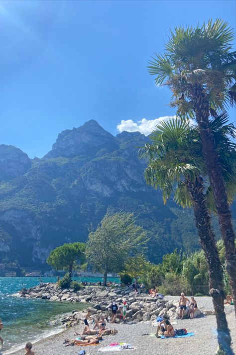 Lake Garda Aesthetic, Summer In Italy Aesthetic, Italy Trip Planning, Lake Garda Italy, Garda Lake, Travel Pose, Road Trip Places, Garda Italy, Dream Vacations Destinations