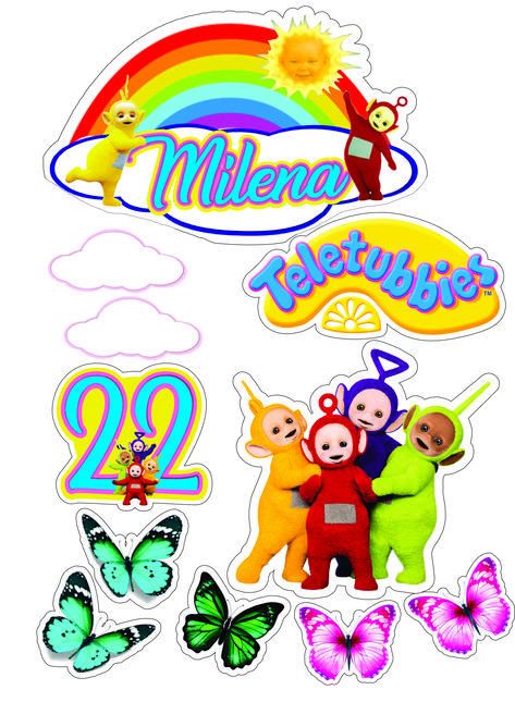 Teletubbies Cake Topper Printable, Tele Tubbies, Teletubbies Cake, Birthday Twins, Teddy Bear Ornament, Pbs Kids, School Parties, 3rd Birthday Parties, Kids Storage