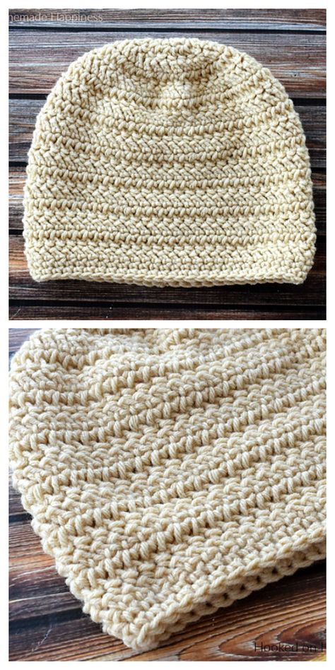 Herringbone Slouch Hat Crochet Patterns - DIY Magazine Wool Hat Pattern, Hat Crochet Patterns, Slouch Hat Crochet Pattern, Mens Hat Pattern, 2023 Crochet, Infinity Scarfs, Crochet Slouch Hat, Crochet Men, Crochet Beanies