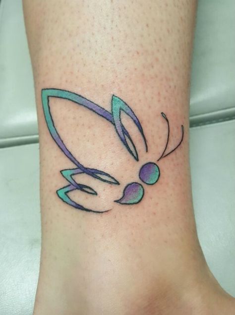 butterfly awareness ribbon tattoo Butterfly Tattoos On Arm, Butterfly Wrist Tattoo, Butterfly Tattoo On Shoulder, Awareness Tattoo, Health Tattoo, Rainbow Tattoos, Butterfly Tattoos For Women, Ribbon Tattoos, Semicolon Tattoo