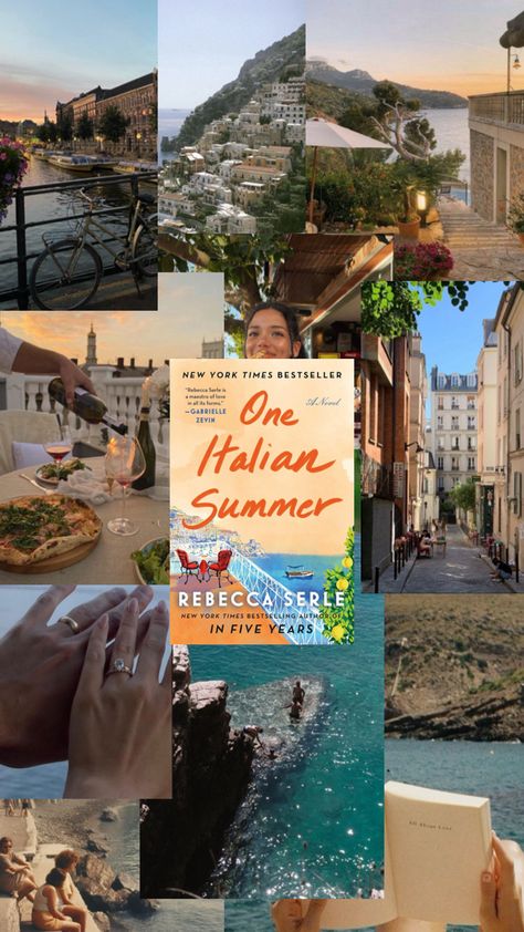 This is the aesthetic of one Italian summer One Italian Summer Book, One Italian Summer, Italian Summer Aesthetic, Romcom Books, Movie Collage, Summer Book, Vintage Flowers Wallpaper, Reading Area, Summer Books