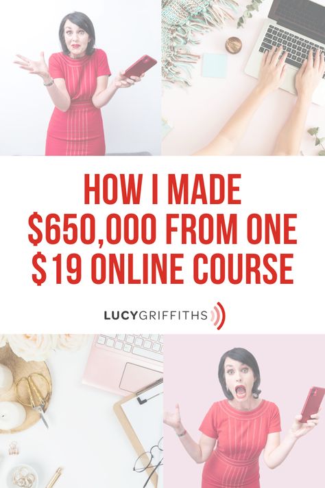 Online Course Ideas, Making Money On Etsy, Lucy Griffiths, Wfh Jobs, Business Blueprint, Business Talk, Wfh Job, Digital Course, Course Creation