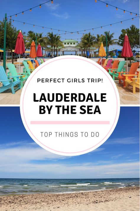 Start planning your amazing trip to Lauderdale by the Sea with this sample weekend getaway in Lauderdale by the Sea. Includes the top things to do in Lauderdale by the Sea and where to stay. Small beaches in Florida. Girls trip inspiration. Florida beach itinerary #lauderdalebythesea #itinerary #girlstripinspiration #floridatravel #travel #florida #weekendgetaway Fort Lauderdale By The Sea, Florida Girls Trip, Fort Lauderdale Things To Do, Florida Itinerary, Beach Itinerary, Beaches In Florida, Lauderdale By The Sea, Travel Florida, Places In Florida